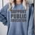 Support Public Education Protect Teachers Students Schools Comfort Colors Sweatshirt Blue Jean