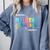 Sustantivo Maestra Fabulosa Adjetivo Spanish Teacher Comfort Colors Sweatshirt Blue Jean