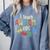I Teach Awesome Kids Shirt Autism Special Education Teacher Comfort Colors Sweatshirt Blue Jean