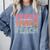 Teach Compassion Kindness Confidence For Teacher Comfort Colors Sweatshirt Blue Jean
