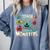 I Teach The Cutest Little Monsters Teacher Halloween Outfit Comfort Colors Sweatshirt Blue Jean