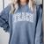 Teach Teacher Checkered First Day Of School Back To School Comfort Colors Sweatshirt Blue Jean