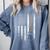 Teacher American Flag Teacher's Day Teaching Comfort Colors Sweatshirt Blue Jean