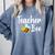 Teacher Bee Bumblebee Back To School Comfort Colors Sweatshirt Blue Jean Teacher Bee Bumblebee Back To School Comfort Colors Sweatshirt Blue Jean