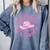 In My Teacher Era Yeehaw Pink Teacher Western Cowgirl Comfort Colors Sweatshirt Blue Jean