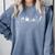 Teacher Heartbeat Red For Ed Men Women Comfort Colors Sweatshirt Blue Jean