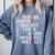 Teacher Inspirational Educator Favorite School Teacher Men Women Girls Kids Comfort Colors Sweatshirt Blue Jean
