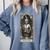 The Teacher Skeleton Tarot Card Comfort Colors Sweatshirt Blue Jean
