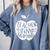Teacher Of Tiny Humans Preschool Kindergarten Teacher Comfort Colors Sweatshirt Blue Jean