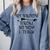 Teacher Witch Halloween My Broom Broke So Now I Teach For Men Women Comfort Colors Sweatshirt Blue Jean