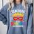 Teachers Are Just Superheroes In Disguise Fun Back To School Comfort Colors Sweatshirt Blue Jean