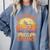 All Teachers Love Brains Halloween Teacher Comfort Colors Sweatshirt Blue Jean