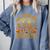 All Teachers Love Brains School Halloween Costume Comfort Colors Sweatshirt Blue Jean