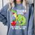 Teachersaurus Rex Dinosaur Like A Normal Teacher Saurus Comfort Colors Sweatshirt Blue Jean