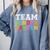 Team Kindergarten Shirt Boy Girl Teacher Graduation Comfort Colors Sweatshirt Blue Jean