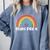 Team Pre-K Teacher Crew Squad Hello Back School Graduation Comfort Colors Sweatshirt Blue Jean