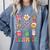 Team TK Teacher Christmas Groovy Smile Face Girl Boy Kid TK Comfort Colors Sweatshirt Blue Jean Team TK Teacher Christmas Groovy Smile Face Girl Boy Kid TK Comfort Colors Sweatshirt Blue Jean