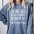 Tenured Professor Women Teacher Tired Tenacious And Tenure Comfort Colors Sweatshirt Blue Jean