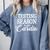 Testing Season Is My Cardio Teacher Test Day Comfort Colors Sweatshirt Blue Jean