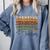 Thankful Teacher Thanksgiving Fall Pumpkin Turkey Comfort Colors Sweatshirt Blue Jean