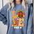 Thanksgiving Love Pre-K Teacher Turkey Autumn Fall For Men Women Girls Kids Comfort Colors Sweatshirt Blue Jean