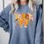 Thanksgiving Teacher Pencil Bow One Thankful Teacher Fall Comfort Colors Sweatshirt Blue Jean