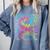 Tie Dye 2nd Grade Typography Team Second Grade Teacher Comfort Colors Sweatshirt Blue Jean Tie Dye 2nd Grade Typography Team Second Grade Teacher Comfort Colors Sweatshirt Blue Jean
