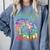 Tie Dye Teaching Social Studies Is My Jam Sunglasses Teacher Comfort Colors Sweatshirt Blue Jean
