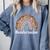 Toddler Teacher Rainbow Leopard Infant Teacher Men Women Comfort Colors Sweatshirt Blue Jean
