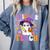 Trick Or Teach Teacher Ghost Teaching Fun Halloween Teacher Comfort Colors Sweatshirt Blue Jean