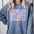 Twinning With My Teacher Bestie Teaching Partner Comfort Colors Sweatshirt Blue Jean