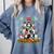 Ugly Sweater Christmas Tree Boston Terrier Dog Xmas Pajama Comfort Colors Sweatshirt Blue Jean