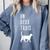 Un Deux Trois Cat Shirt French Teacher Comfort Colors Sweatshirt Blue Jean