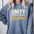 Unity Kindness Shirt Women Teachers Kids Unity Day Orange Comfort Colors Sweatshirt Blue Jean