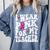 I Wear Pink For My Teacher Breast Cancer Awareness Support Men Women Comfort Colors Sweatshirt Blue Jean I Wear Pink For My Teacher Breast Cancer Awareness Support Men Women Comfort Colors Sweatshirt Blue Jean