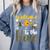 Welcome To The Hive Bee Teacher Back To School Comfort Colors Sweatshirt Blue Jean