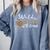 Wild About Teaching School Crew 4th Grade Teacher Squad Comfort Colors Sweatshirt Blue Jean