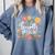 Wildflower 4th Fourth Grade Floral Back To School Teacher Comfort Colors Sweatshirt Blue Jean Wildflower 4th Fourth Grade Floral Back To School Teacher Comfort Colors Sweatshirt Blue Jean