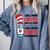 I Will Drink Coffee Here Or There Funny Teacher Teaching Men Women Girls Kids Comfort Colors Sweatshirt Blue Jean