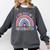 100th Day Of Kindergarten Teacher Kids 100 Days Smarter Comfort Colors Sweatshirt Pepper