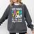 100th Day Of School Get Your Cray On Teacher Comfort Colors Sweatshirt Pepper