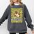 100th Day Of School Teacher Monkey Pun Banana For Men Women Girls Kids Comfort Colors Sweatshirt Pepper