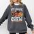 1st Grade Boo Crew Cute Ghost Halloween Teacher Kids Comfort Colors Sweatshirt Pepper