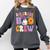 2nd Grade Boo Crew Spooky Second Grade Halloween Teacher Comfort Colors Sweatshirt Pepper