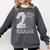 2nd Grade Typography Team 2nd Grade Teacher Back To School Comfort Colors Sweatshirt Pepper