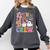 4th Grade Boo Crew Fourth Grade Teacher Kids Happy Halloween Comfort Colors Sweatshirt Pepper