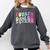 4th Grade Squad Fourth Teacher Student Team Back To School Comfort Colors Sweatshirt Pepper