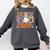 5th Grade Boo Crew Halloween Teachers Students Comfort Colors Sweatshirt Pepper