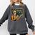 67 Teacher Halloween Skeleton Comfort Colors Sweatshirt Pepper
