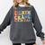 8th Grade Dream Team Teachers Boys Kids Retro Back To School Comfort Colors Sweatshirt Pepper